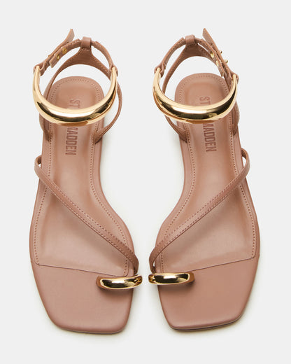ODYSSEY Mocha Strappy Square-Toe Women Sandal | Steve Madden Value