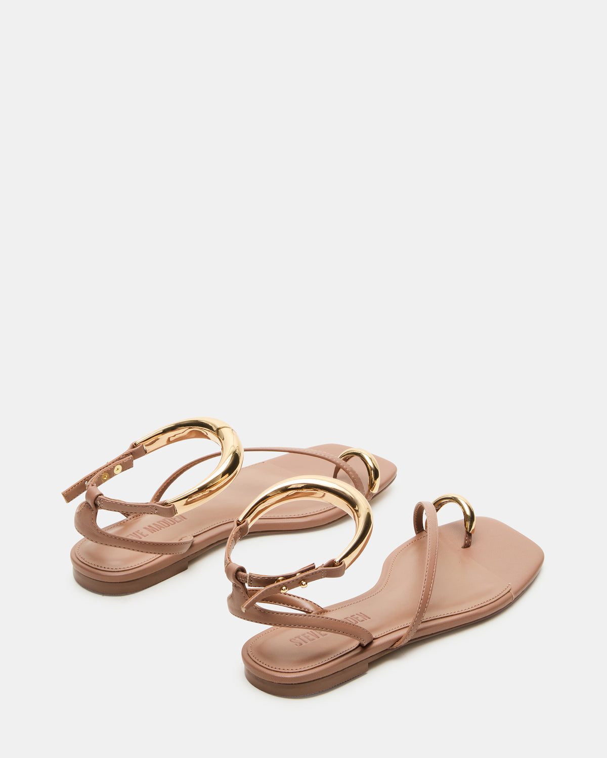 ODYSSEY Mocha Strappy Square-Toe Women Sandal | Steve Madden Value