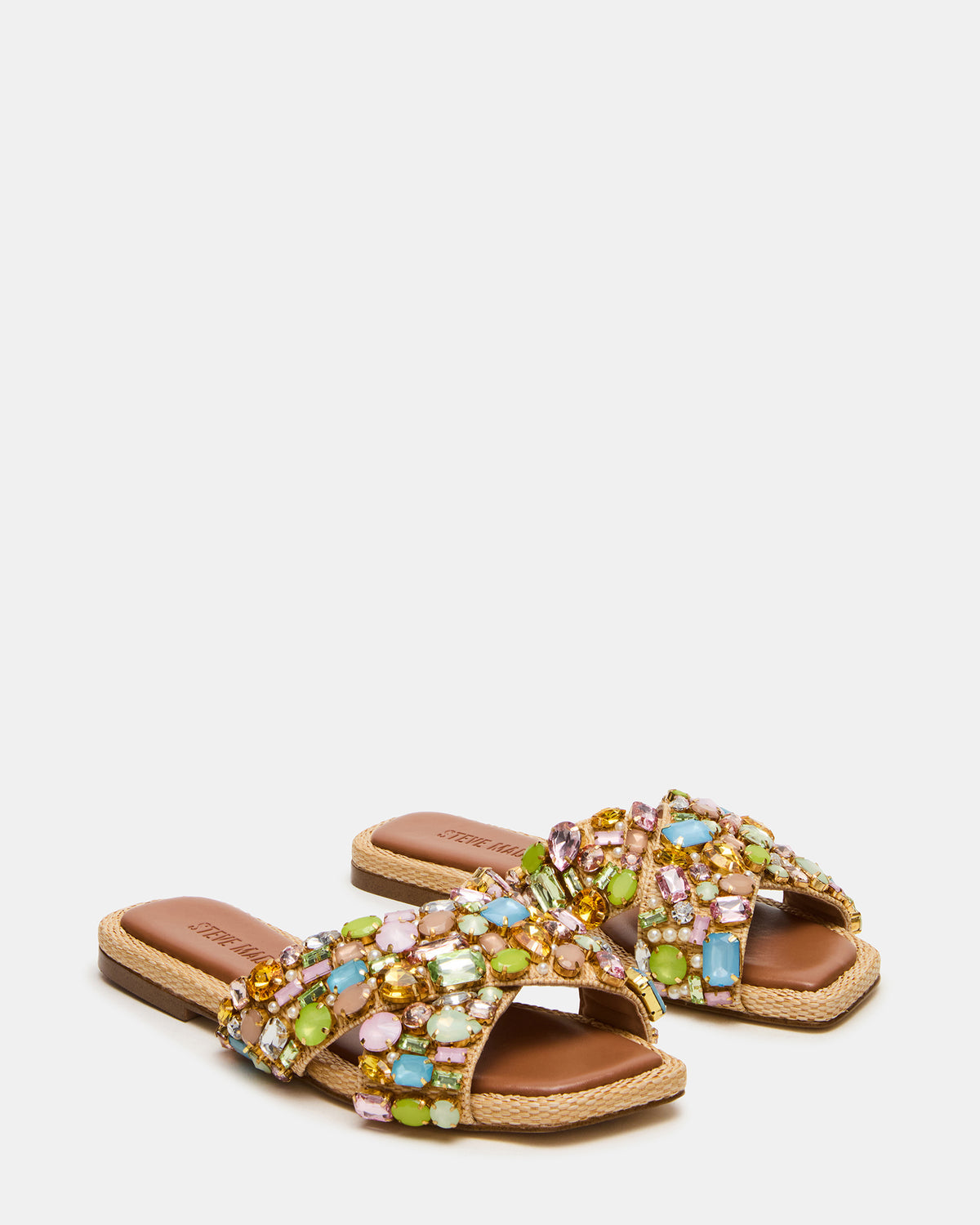 LEVITY Multi Square-Toe Slide Women's Sandal | Steve Madden Value