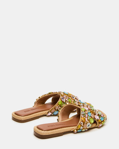 LEVITY Multi Square-Toe Slide Women's Sandal | Steve Madden Value