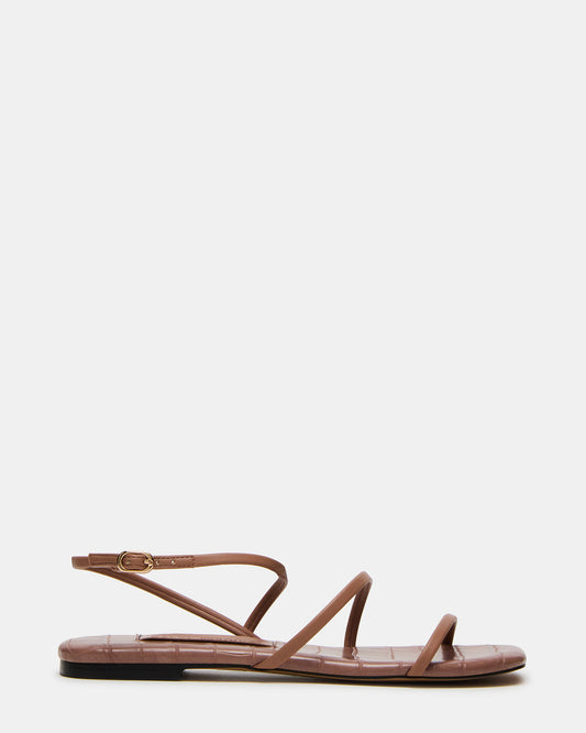 TANGO Mocha Square-Toe Strappy Women's Sandal | Steve Madden Latest