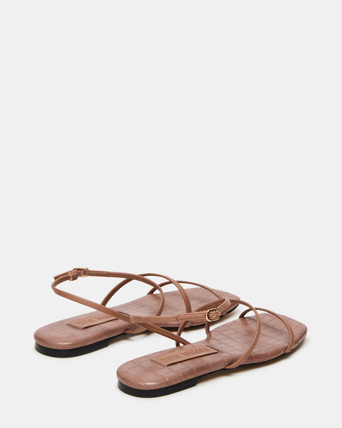 TANGO Mocha Square-Toe Strappy Women's Sandal | Steve Madden Latest