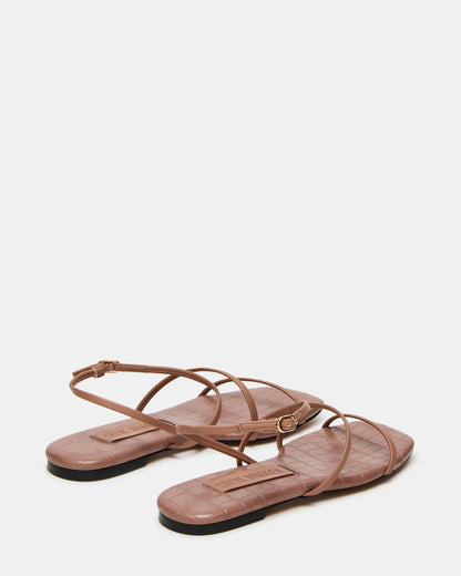 TANGO Mocha Square-Toe Strappy Women's Sandal | Steve Madden Latest