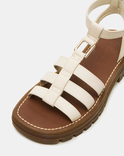 JARELLI Bone Leather Strappy Platform Women's Sandal | Steve Madden Quality