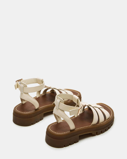 JARELLI Bone Leather Strappy Platform Women's Sandal | Steve Madden Quality