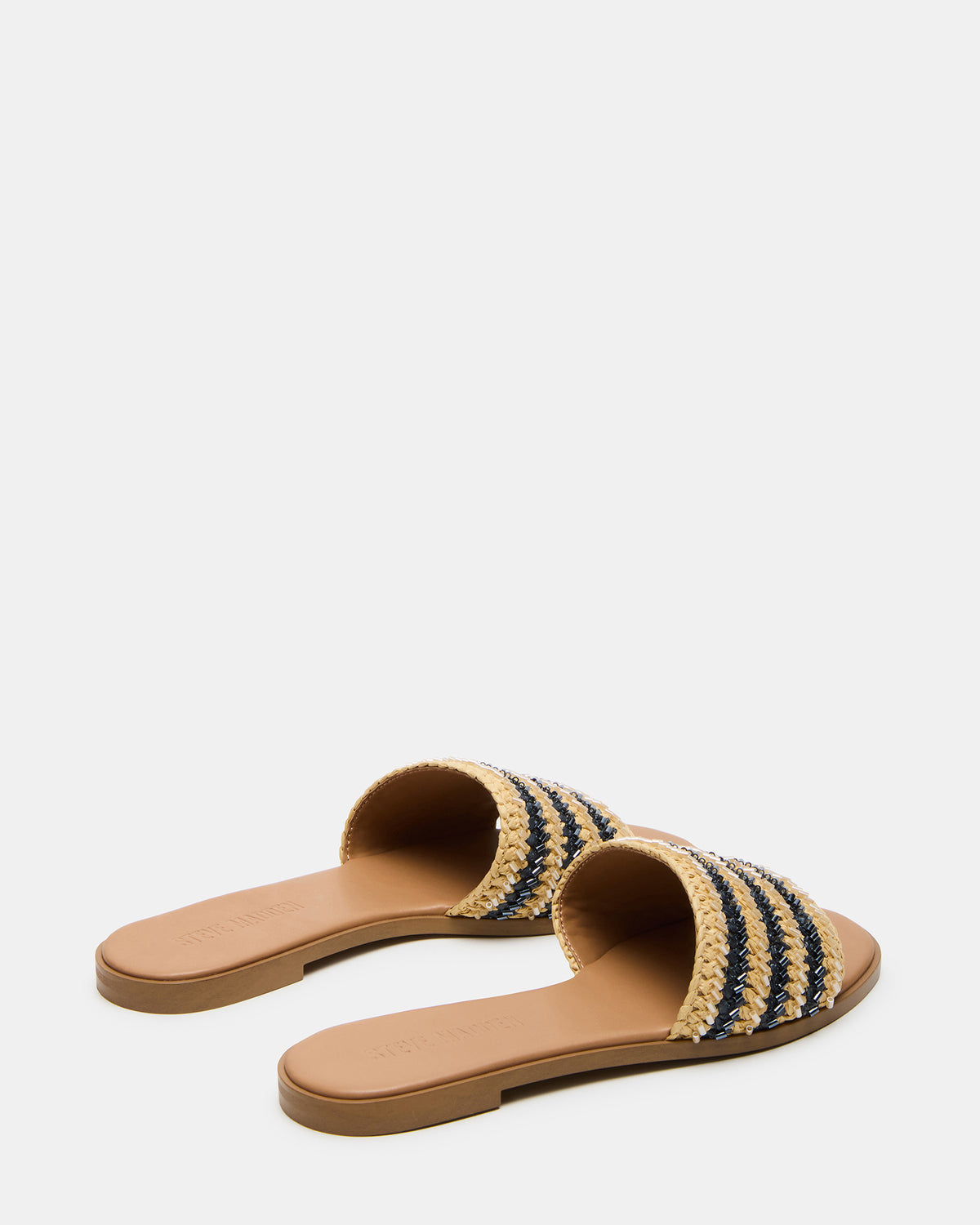 KOOPER Navy Multi Slide Sandal | Women's Sandals | Steve Madden Featured