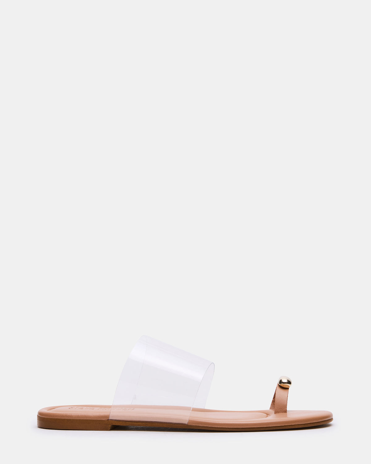 DECADENT Clear Rounded-Toe Slide Women's Sandal | Steve Madden Latest