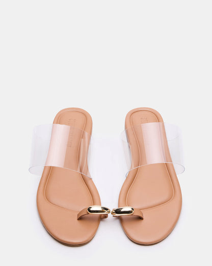DECADENT Clear Rounded-Toe Slide Women's Sandal | Steve Madden Latest