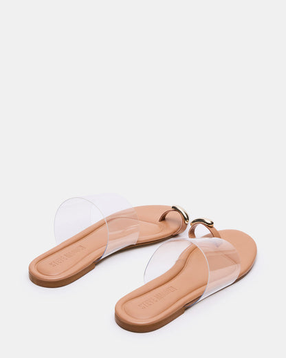 DECADENT Clear Rounded-Toe Slide Women's Sandal | Steve Madden Latest