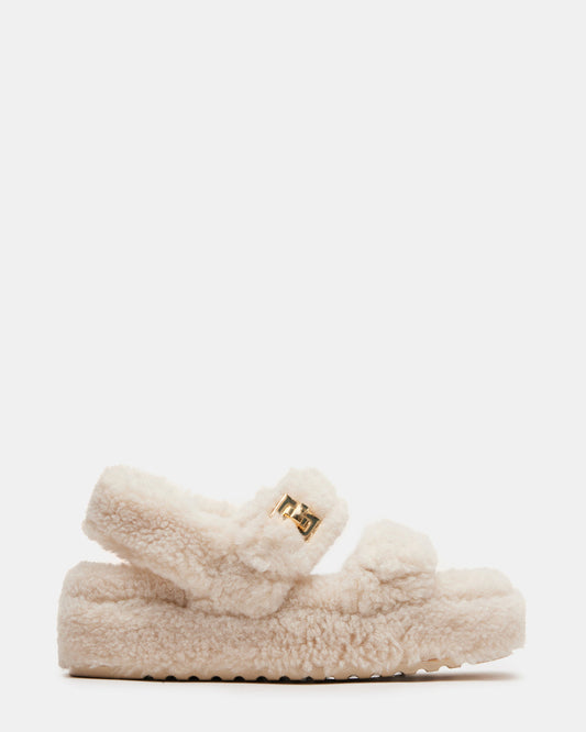 BIGMONA Fur Natural Women's Platform Sandal | Steve Madden Premium