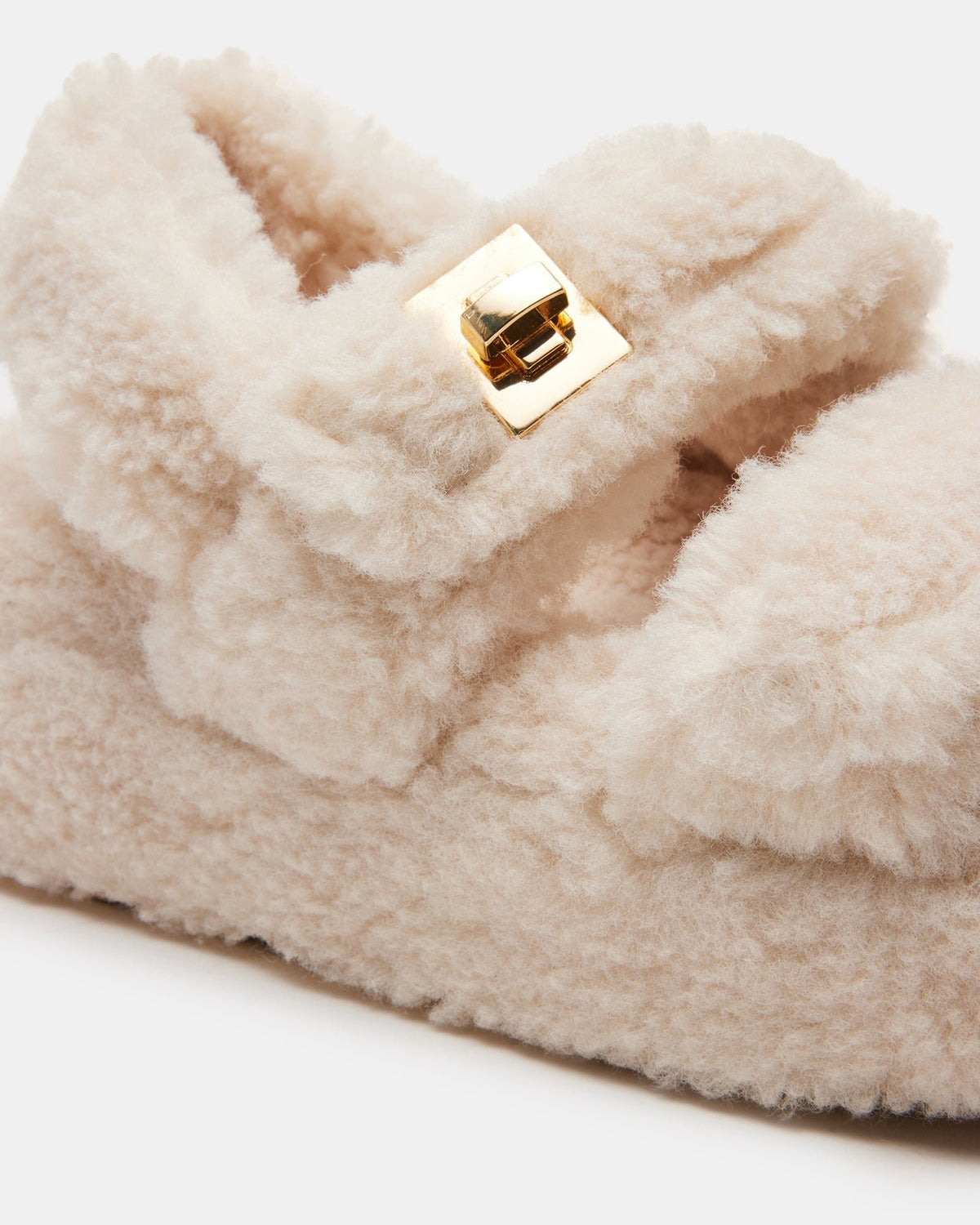 BIGMONA Fur Natural Women's Platform Sandal | Steve Madden Premium