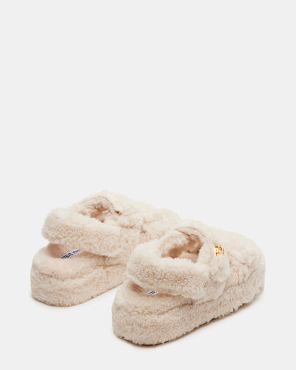 BIGMONA Fur Natural Women's Platform Sandal | Steve Madden Premium