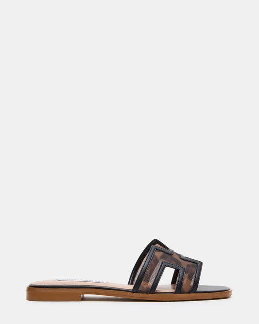 HADYN Mesh Leopard Women's Designer Sandal | Steve Madden Discount