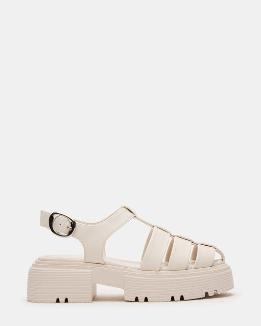 BASS Bone Platform Fisherman Women's Sandal | Steve Madden Signature