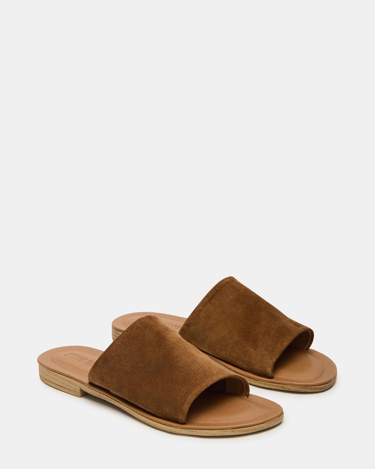 KIPP Chestnut Suede Slide Women's Sandal | Steve Madden New
