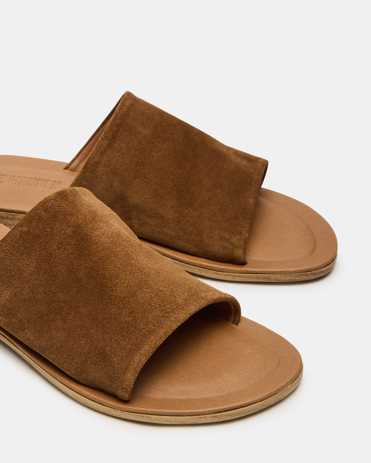 KIPP Chestnut Suede Slide Women's Sandal | Steve Madden New