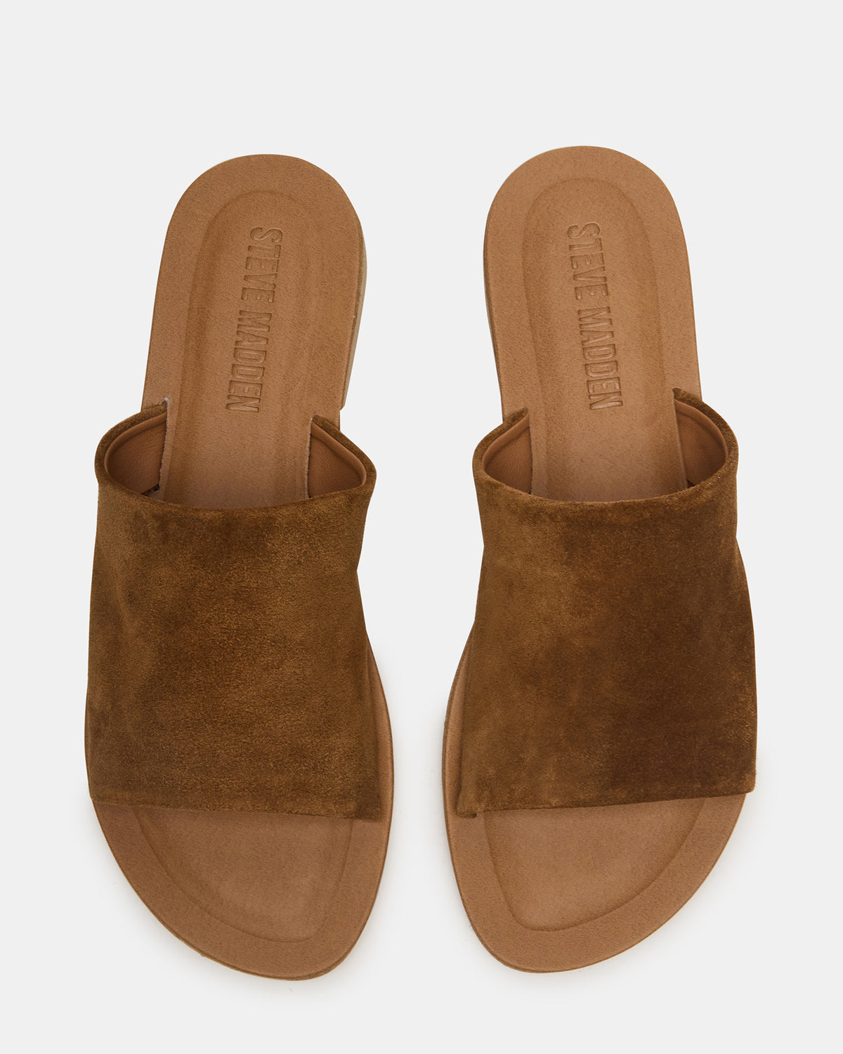 KIPP Chestnut Suede Slide Women's Sandal | Steve Madden New