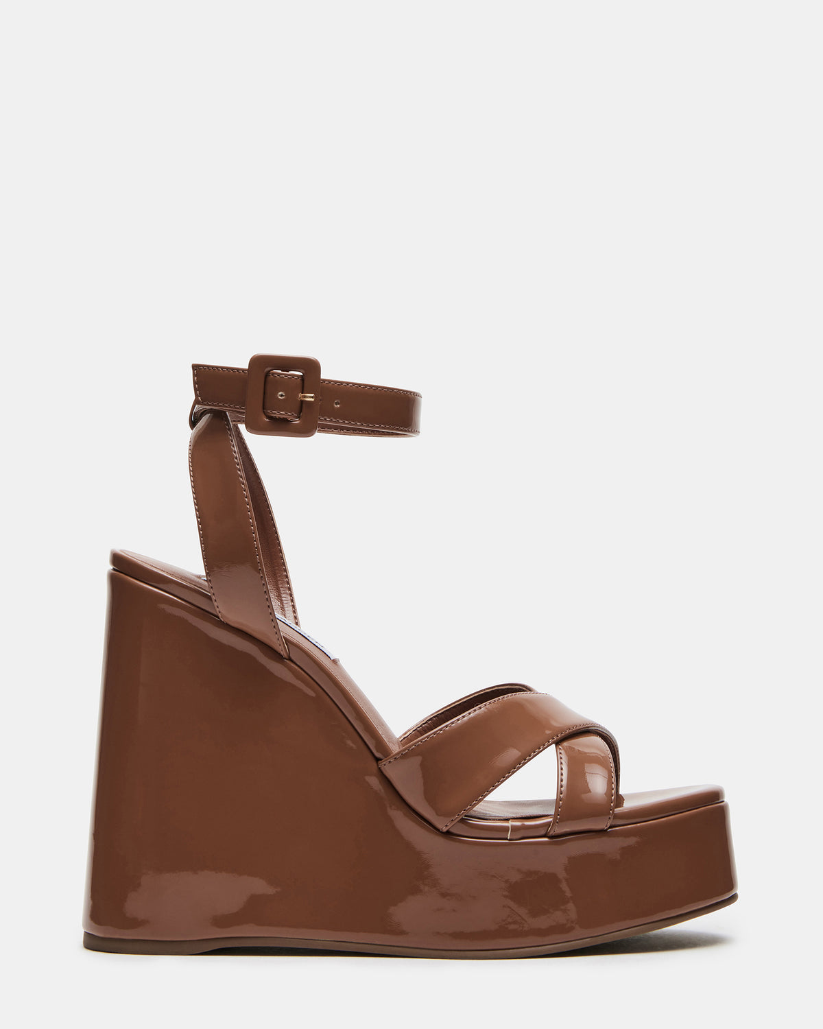 PINNACLE Camel Patent Women's Platform Wedge Sandal | Steve Madden Special Offer