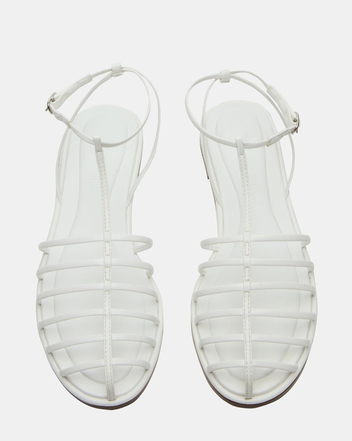 MARIN White Flat Strappy Fisherman Sandal | Steve Madden Deals