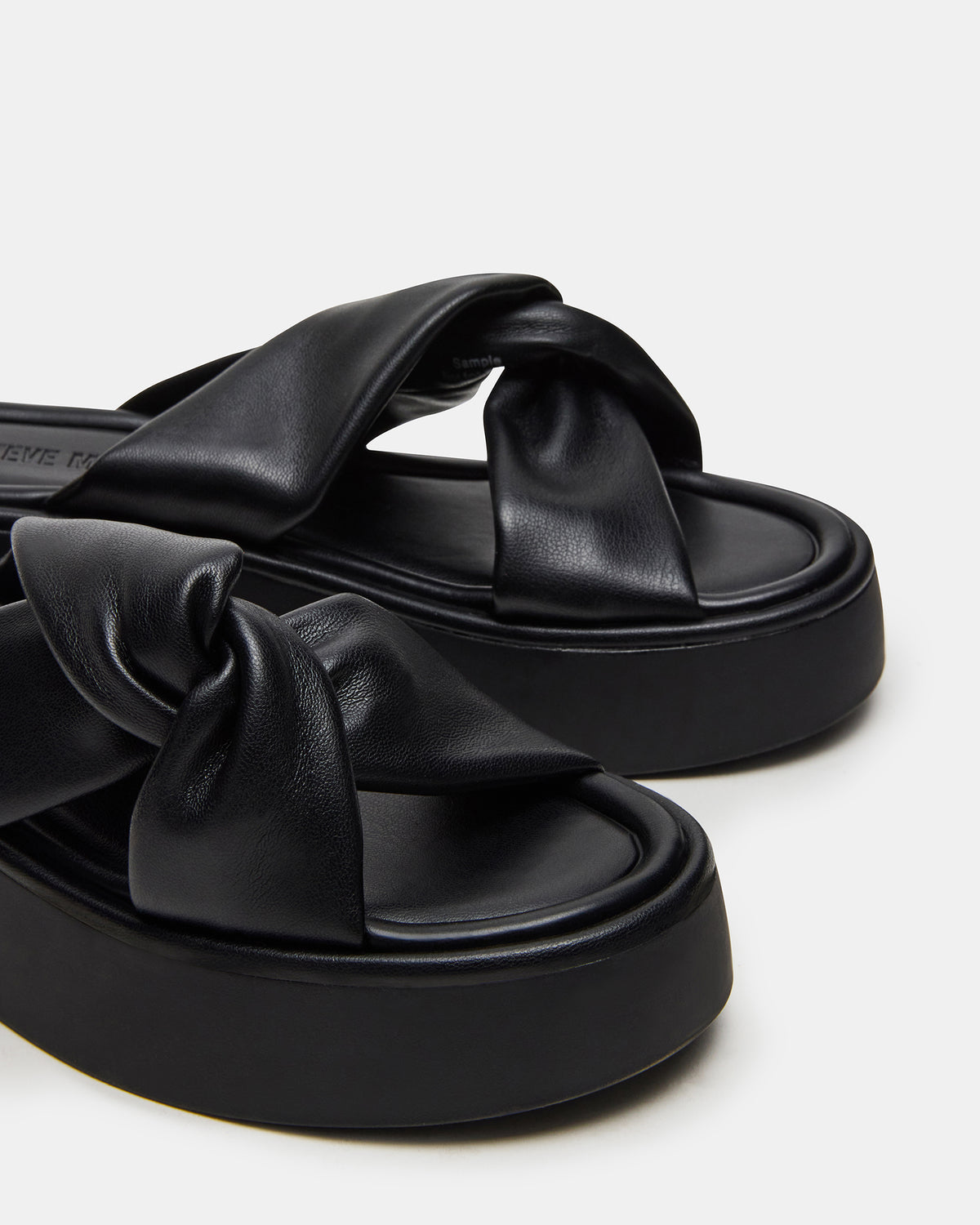 CYRIX Black Women's Platform Slide Sandal | Steve Madden Trusted