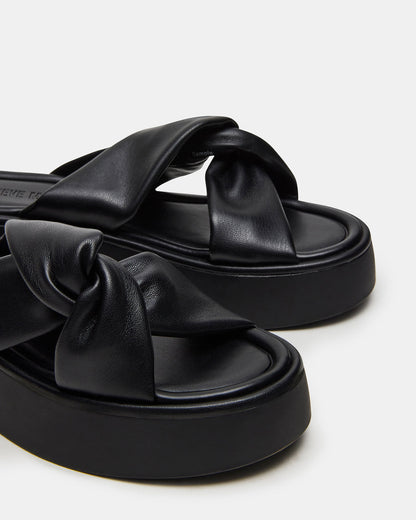 CYRIX Black Women's Platform Slide Sandal | Steve Madden Trusted