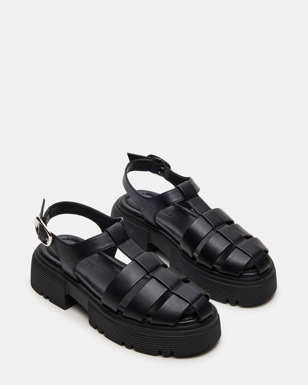 BASS Black Platform Fisherman Women's Sandal | Steve Madden Top Pick