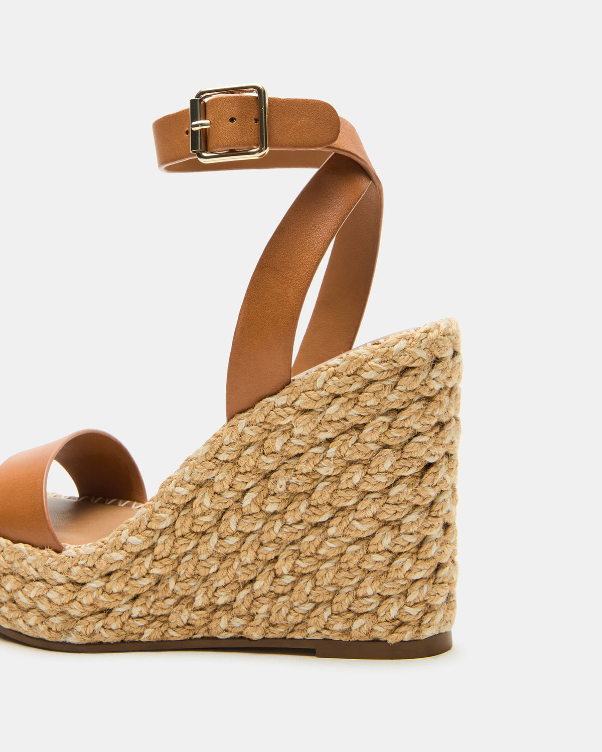 COSMO Tan Leather Rattia Women's Platform Wedge | Steve Madden Customer Favorite