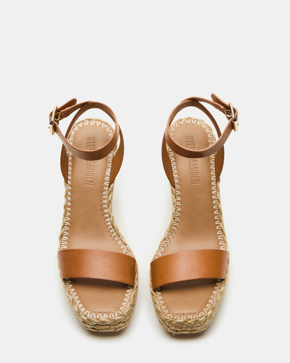 COSMO Tan Leather Rattia Women's Platform Wedge | Steve Madden Customer Favorite
