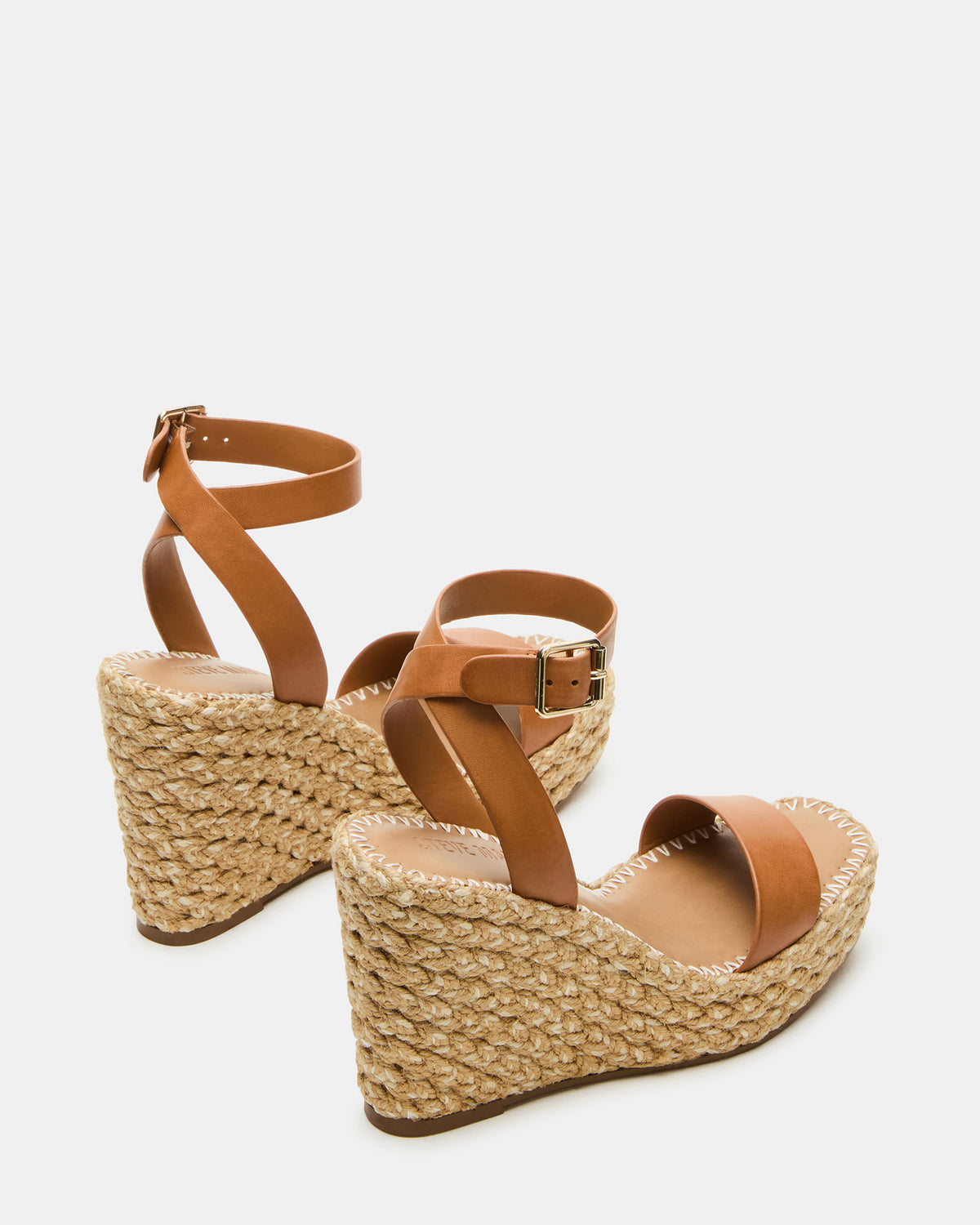 COSMO Tan Leather Rattia Women's Platform Wedge | Steve Madden Customer Favorite