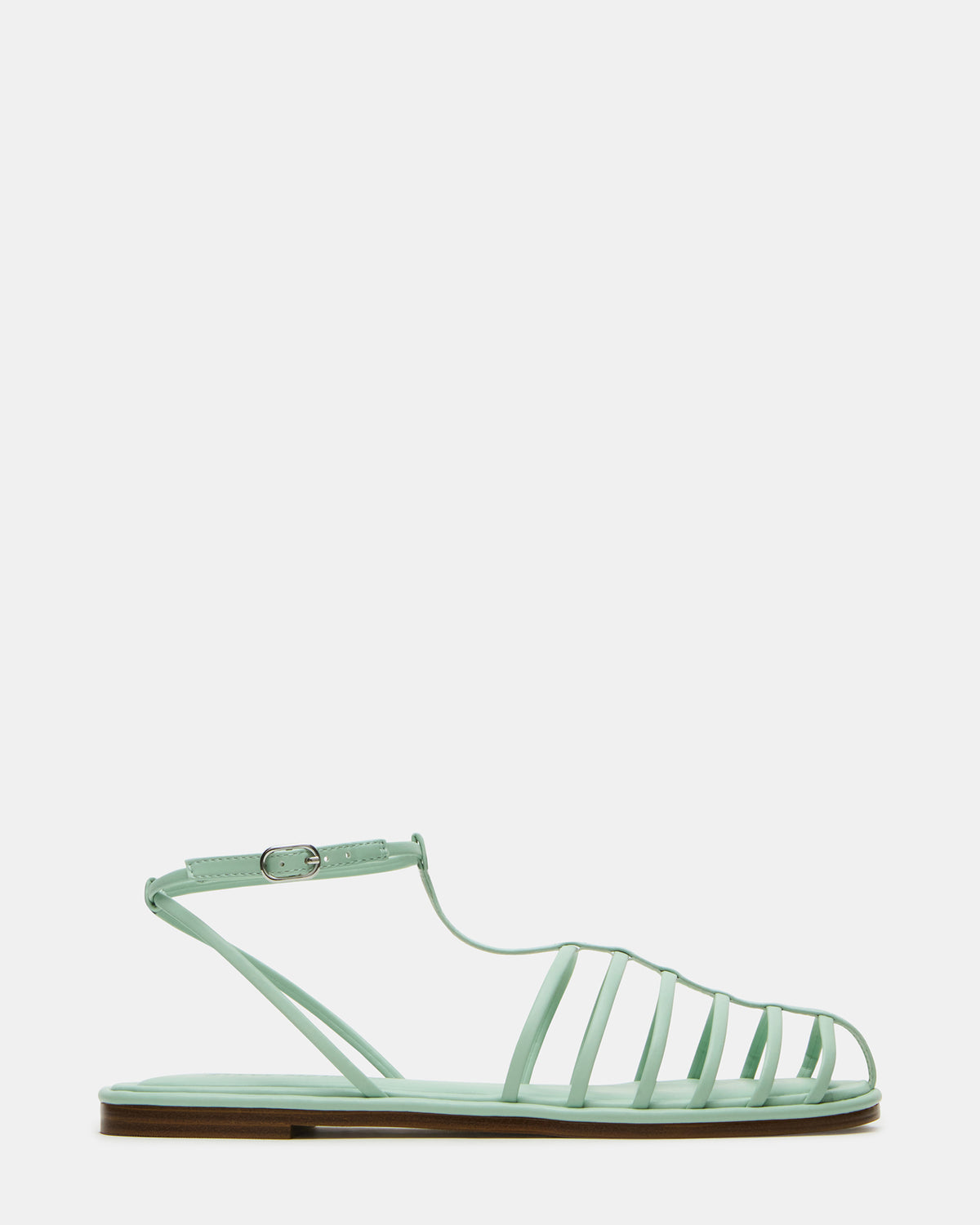 MARIN Pistachio Flat Strappy Fisherman Sandal | Steve Madden Value