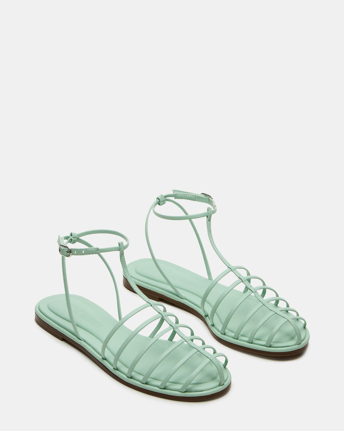 MARIN Pistachio Flat Strappy Fisherman Sandal | Steve Madden Value