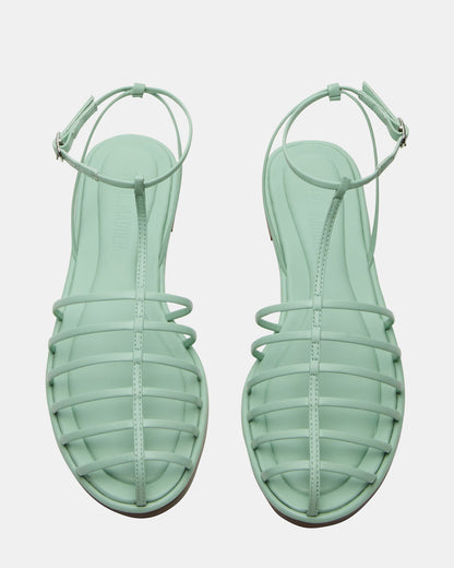 MARIN Pistachio Flat Strappy Fisherman Sandal | Steve Madden Value