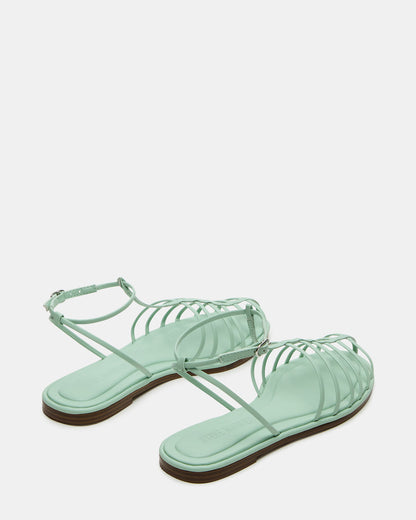 MARIN Pistachio Flat Strappy Fisherman Sandal | Steve Madden Value