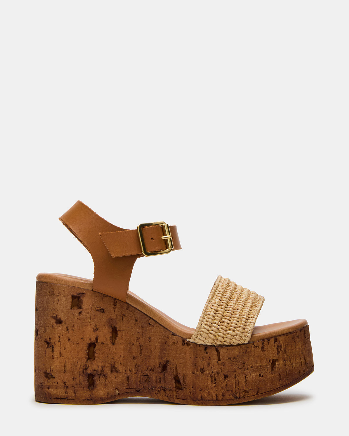 CABERNET Raffia Women's Platform Wedge Sandal | Steve Madden Everyday