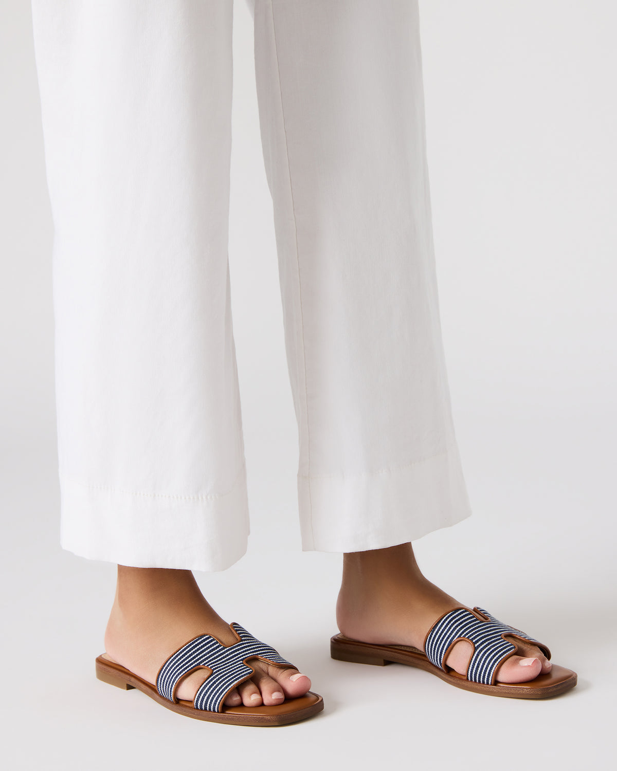 HADYN Navy Multi Sandal | Women's Designer Sandals | Steve Madden Smart Buy