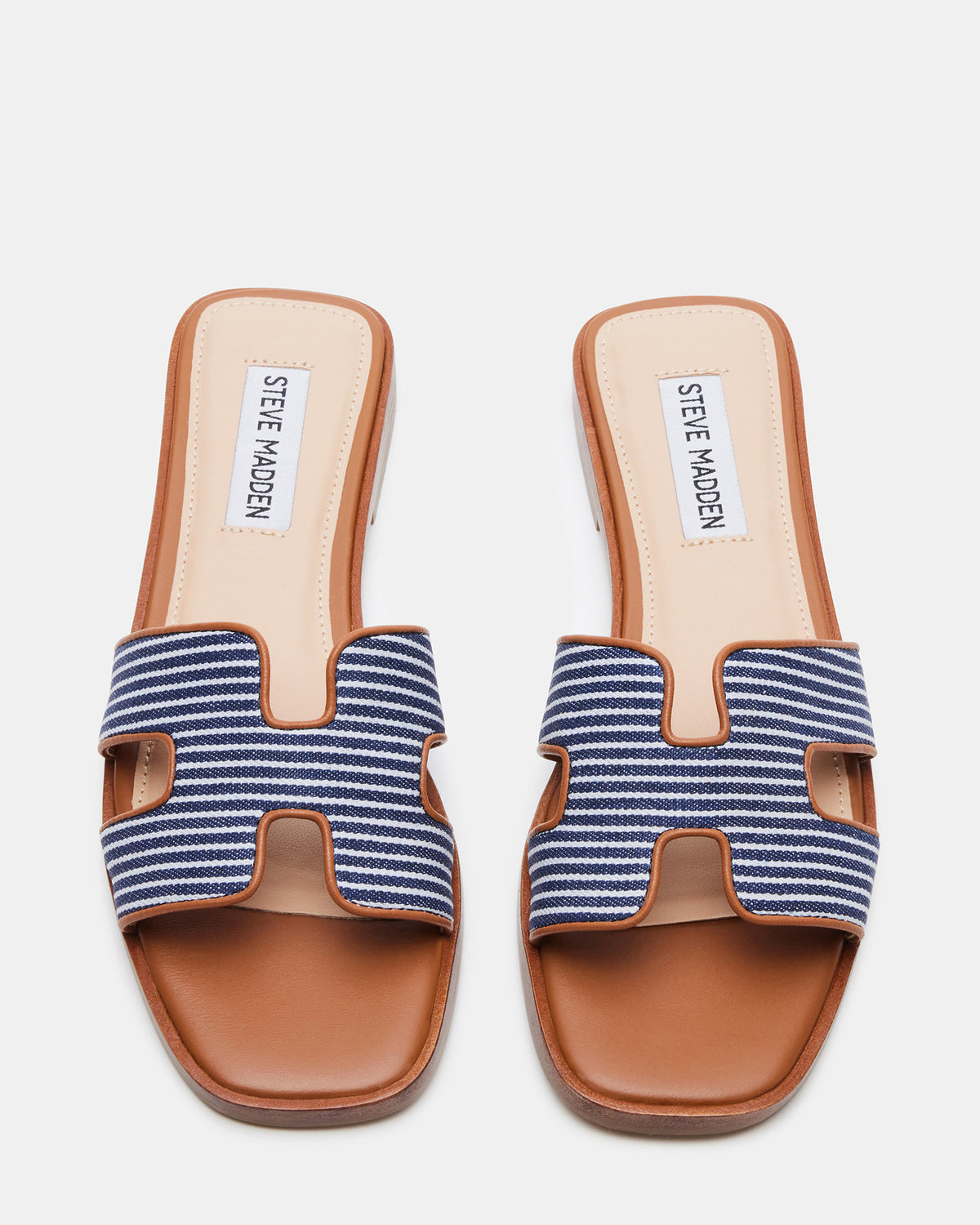 HADYN Navy Multi Sandal | Women's Designer Sandals | Steve Madden Smart Buy