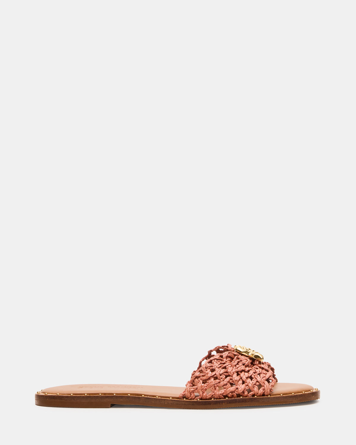 DIPSY Terracotta Conch Slide Rounded Toe Women's Sandal | Steve Madden Exclusive