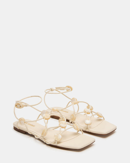 TIDES Pearl Strappy Square-Toe Women's Sandal | Steve Madden Great Value