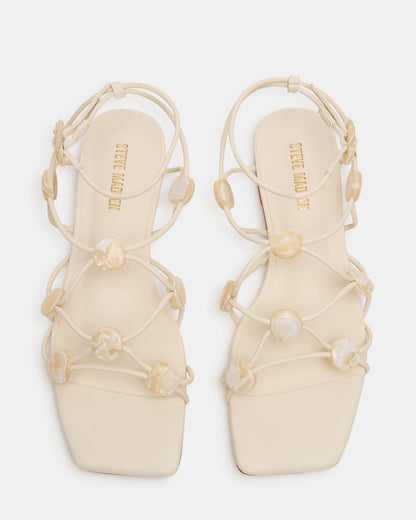 TIDES Pearl Strappy Square-Toe Women's Sandal | Steve Madden Great Value
