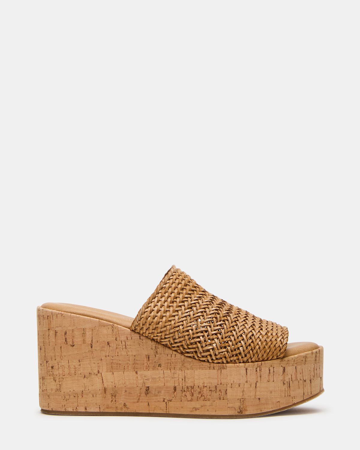 COASTAL Raffia Platform Wedge Mule Women's Sandal | Steve Madden Quality