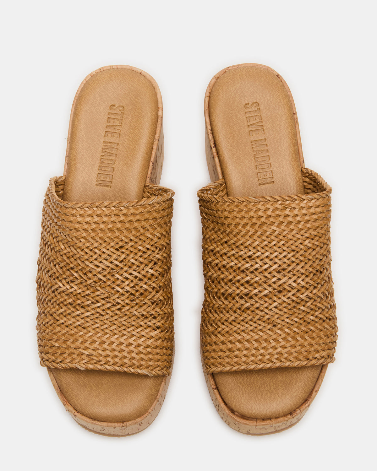 COASTAL Raffia Platform Wedge Mule Women's Sandal | Steve Madden Quality