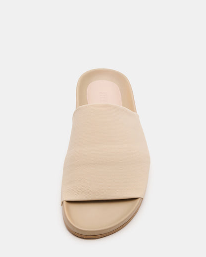 SANSA Tan Flatform Footbed Slide Women's Sandal | Steve Madden Best Seller