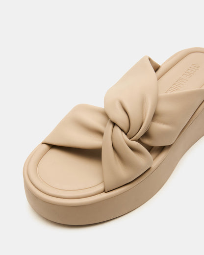 CYRIX Taupe Women's Platform Slide Sandal | Steve Madden Latest