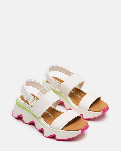LOCHAN Bone Platform Flatform Strappy Women's Sandal | Steve Madden Sale