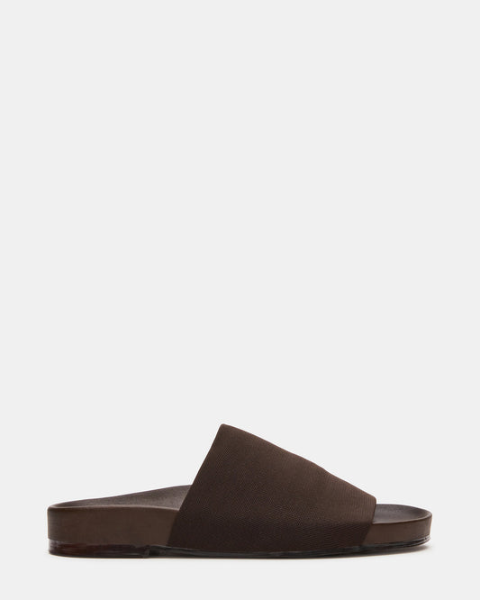SANSA Brown Flatform Footbed Slide Women's Sandal | Steve Madden Hot Sale