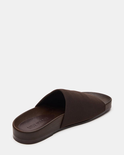 SANSA Brown Flatform Footbed Slide Women's Sandal | Steve Madden Hot Sale