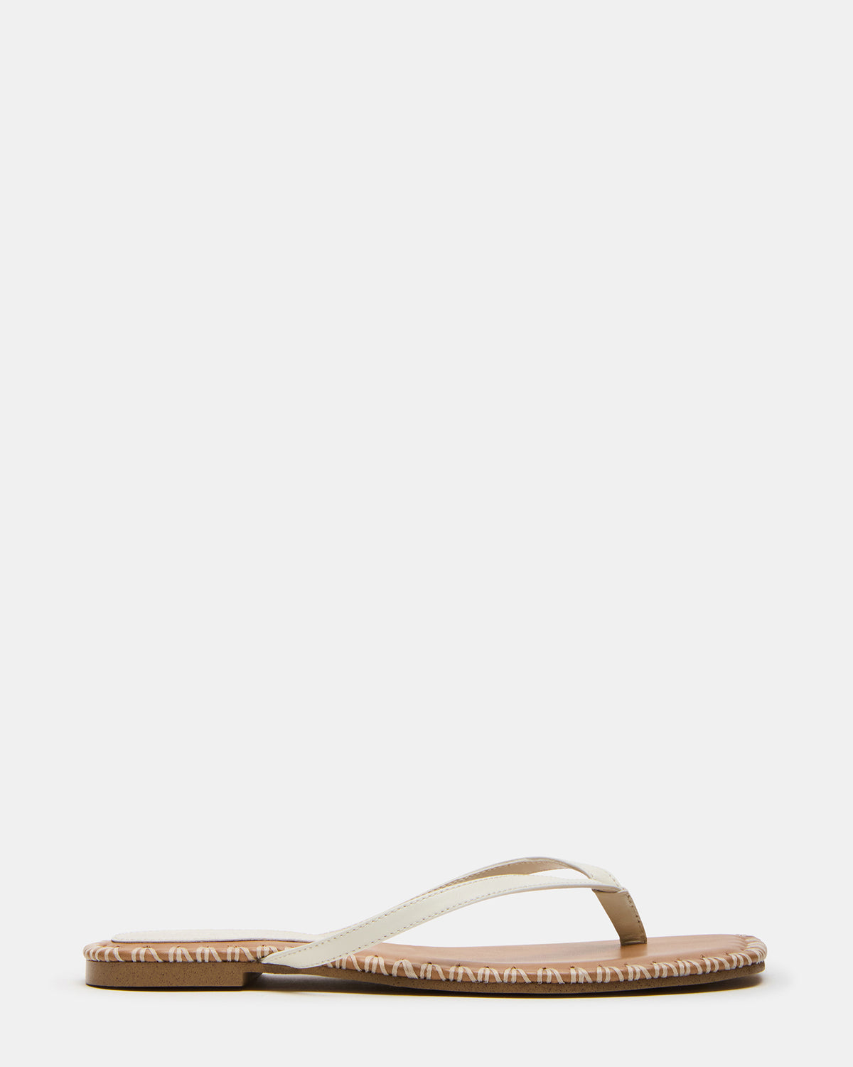 MARELLA Bone Leather Women's Thong Square-Toe Sandal | Steve Madden Exclusive