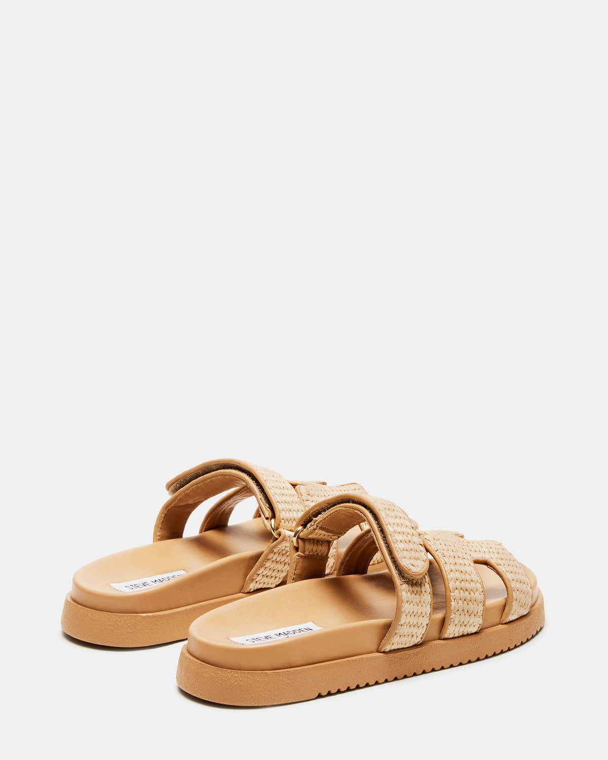 MAYVEN Natural Raffia Flatform Slide Women's Sandal | Steve Madden Hot Sale