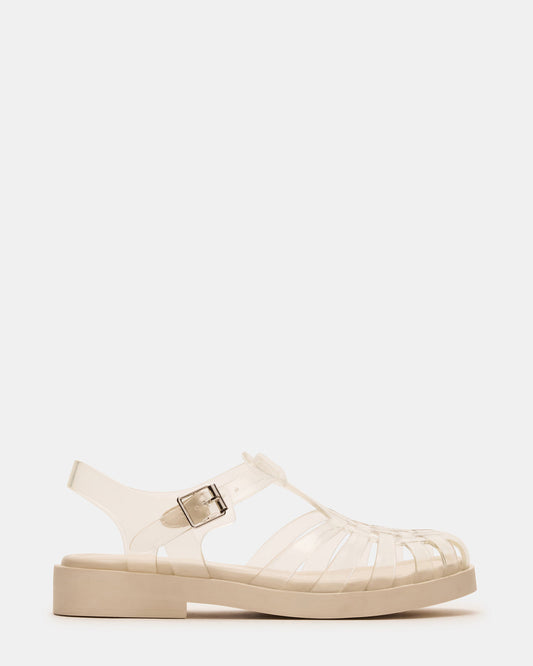 FLICKER Clear Women's Fisherman Jelly Sandal | Steve Madden Customer Favorite