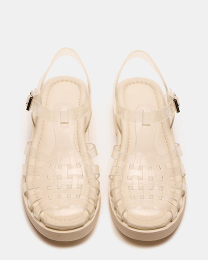 FLICKER Clear Women's Fisherman Jelly Sandal | Steve Madden Customer Favorite